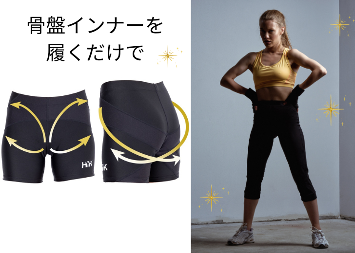Yo-Ki-Hiインナー｜履くだけで骨盤を正しい位置に整え、姿勢改善・腰痛  