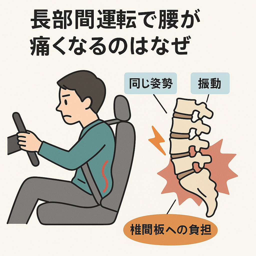長時間ドライブで腰がズーン…！ゴールデンウィークの“腰痛トラブル”を防ぐには？｜板橋・アトリエ整骨院が分かりやすく解説